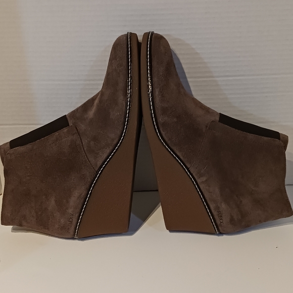 THE FLEXX Womens ‎ Moira Wedge Boot in Brown  Suede sz. 10 - Picture 4 of 11